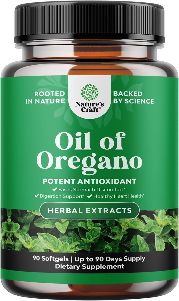 Oregano软胶的野油 -- -- 用于免疫支持的防毒剂 -- -- 将Oregano软胶与Carvacrol集中起来 -- -- 70% -- -- 酶消化、古特平衡和清洁 -- -- 受托的草药补充剂 -- -- 90Ct