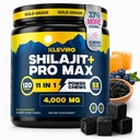 KLEVIRO 30:1 Shilajit Gummys for Men 78% Fulvic Acid 11-in-1 复合体 与 Ashwagandha, Tongkat Ali, Manuka Honey, Rhodiola, Lion's Mane QQ没有添加糖 GMP认证和实验室测试