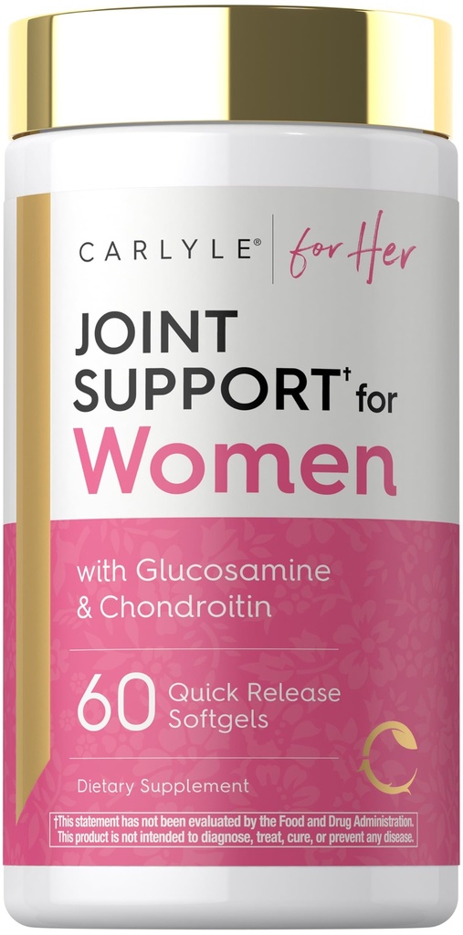 Carlyle 联合支持女性 60 Softgels 与Omega-3和Collagen Peptides 联合支持 非GMO,Gluten Free