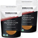 Terrasoul超级食品 有机Reishi蘑菇粉(4:1 提取), 11 Oz(2 包) - Immune Boosting QQ 咖啡增强器 |深眠