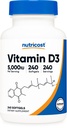 Nutricost Vitamin D3 5,000 IU (125mcg), 240 Softgels, GMO-Free