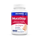 Enzymedica, Mucostop, 天然酶补充, Relieves 季节性或偶然性摄入, 支持易呼吸, 48 计数