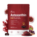 10 in 1 Astaxanthin 12mg 补充剂, 4个月供应, Astaxantina 抗氧化剂,来自新鲜的Haematococcus Pluvialis, 包含 Lycopene, 葡萄籽, 维生素E, 和更多支持眼, 关节, 皮肤健康