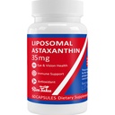 35mg Liposomal Astaxanthin 补充 - 强抗氧化剂支持皮肤,联合和眼部健康 - 与纯Astaxanthin- Vegan, Non-GMO, 60 Capsules 天然抗衰老公式