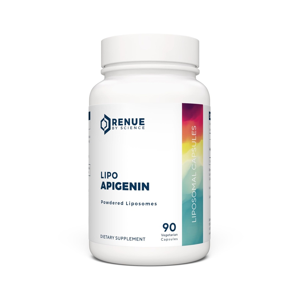 Renue By Science Apigenin – 高强度 Liposomal Apigenin Supplement – 90 Apagenine Capsules – 75 mg Apigenin / service – 非GMO & Allergen Free – 由美国第三方测试制造