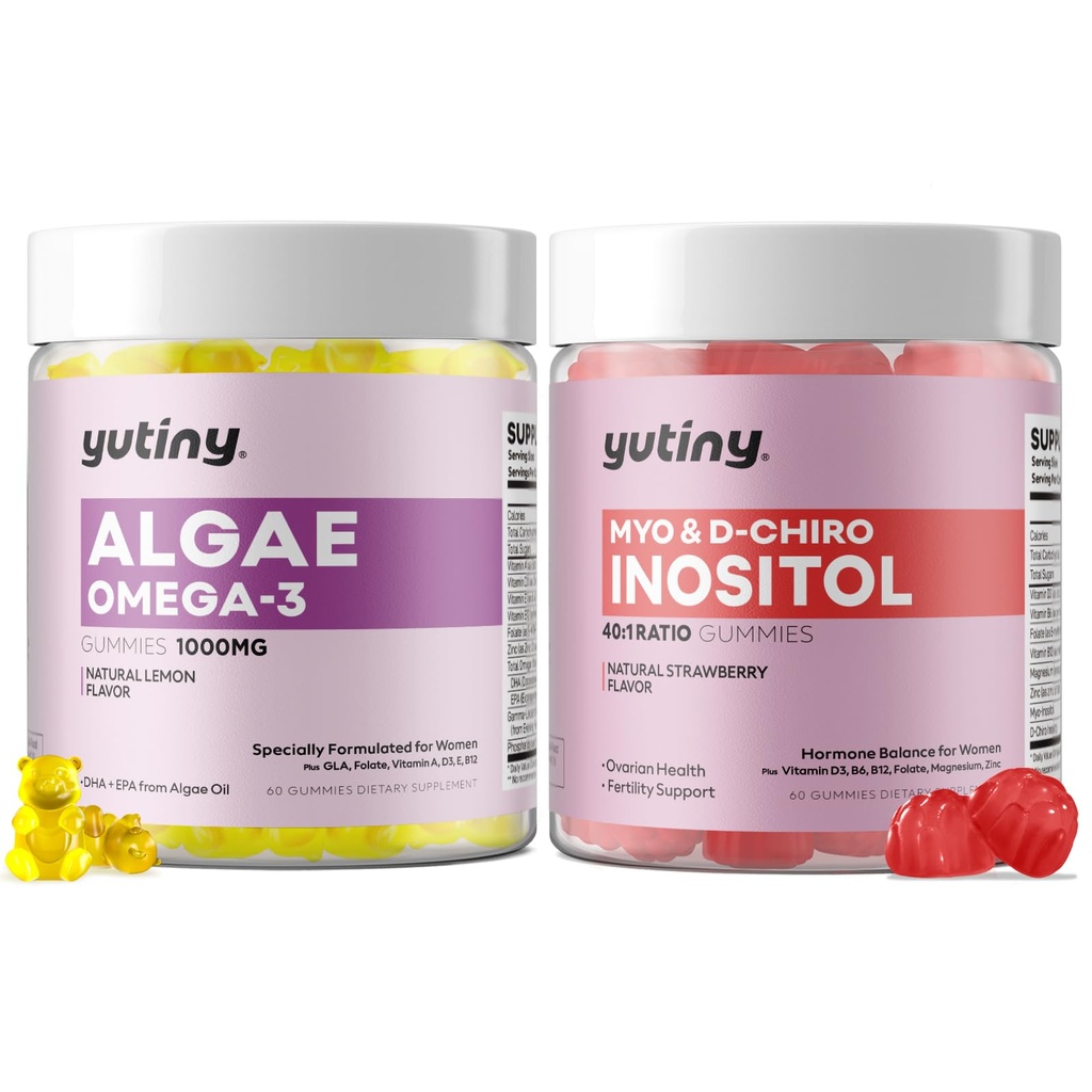 Myo-Inositol & D-Chiro Inositol Vegan Omega 3 妇女喜剧团