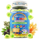 Sea Moss + 老年人和成年人的长莓果仁,19-IN-1 配有螺旋藻的超级食品,藻类Omega 3,藻类Calcium,Ashwagandha,蘑菇,维生素D3,C配有Imune,Gut,Bone,能源,大脑,Vegan 60Cts