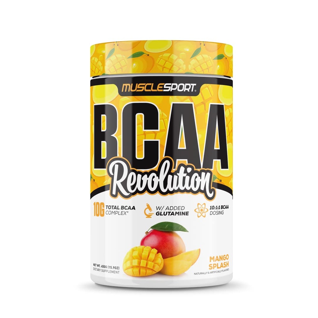 肌肉运动 BCAA革命 男女氨酸粉补充剂 -- -- 工作内部培训综合体 -- -- 恢复补充剂(芒果喷洒,30名服务员)