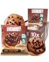 传奇食品 肉桂卷22g蛋白条 – Gluten-Free, 低卡餐 选项 – Sweet Zero Sugar Snack, Keto-Friendly – 10 Pack 高蛋白前或工作后营养条 – 牛奶巧克力