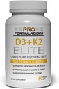 支持配方 MD3 + K2 精英 – 维生素 D3 + 维生素 K2 – 60日供应 – 高概率,生物可用 MK-7