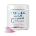 NAUTILUS Muscle Code 基本氨基酸粉肌肉合成与修复及强力 天然混合莓 Flavor – 30 services 临床研究 0g 糖, Keto, Vegan, Gluten Free, Dairy Free