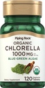 (原始内容存档于2018-12-05) (英语). Piping Rock Chlorella | 1000mg | 120 片 蓝绿藻 | 破碎的细胞壁 有机 | Non-GMO, Gluten Free Supplement