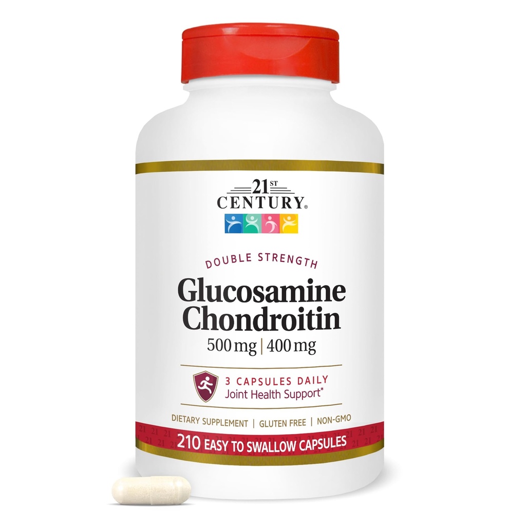 21世纪 Glucosamine Chondroitin 500/400mg - 双强, cp 210 计数