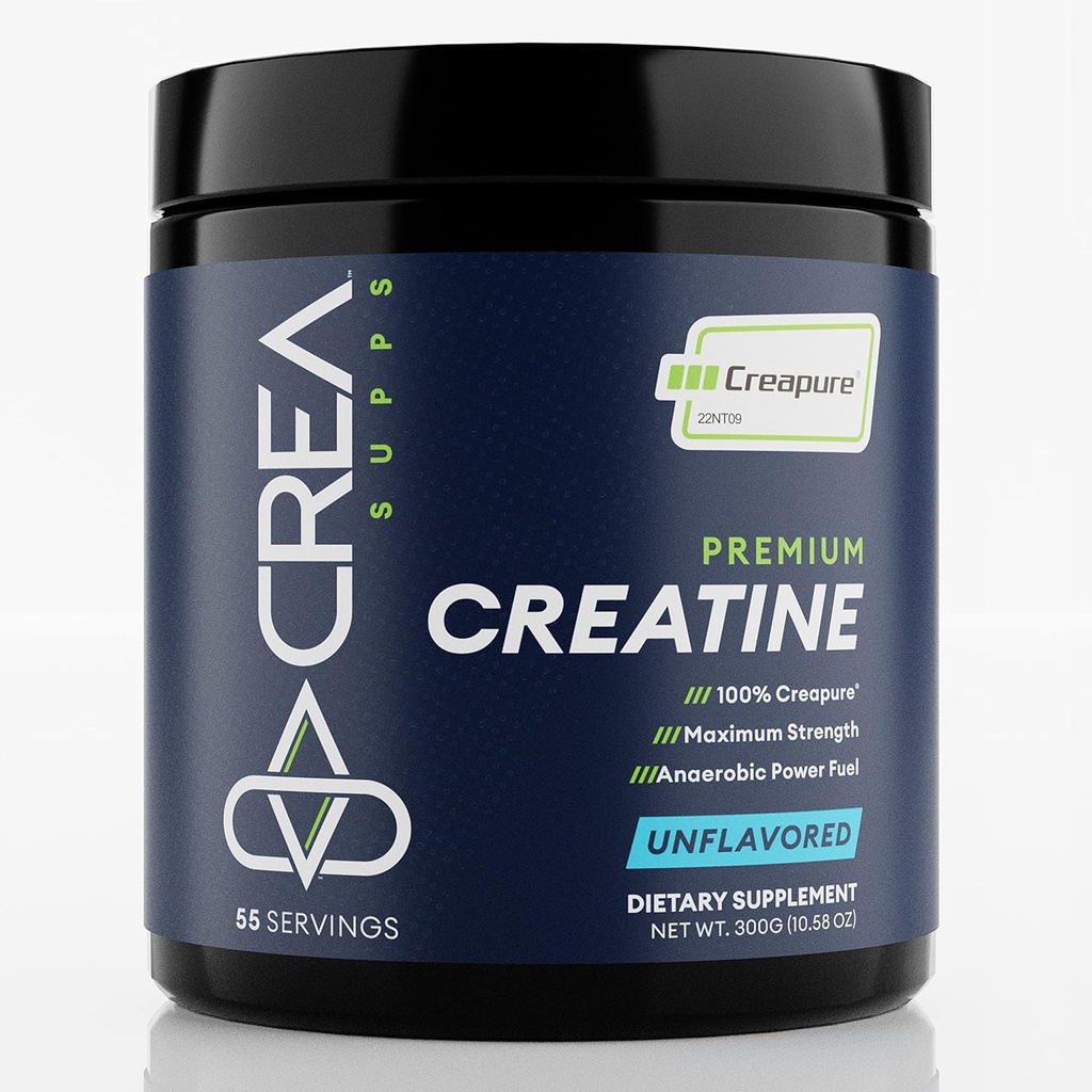 Creapure Creatine Monohydrate Powder 纯,维冈,Keto,Gluten - Free QQ, 300g 纯,无味,