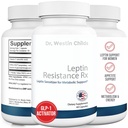 Westin Childs博士 – Leptin Resistance Rx – 天然Leptin 灵敏剂支持女性治疗甲状腺素,Metabolical Health, Vitality, Energy, Focus with Glycosaminoglycans, Vitamin C - 60 cm