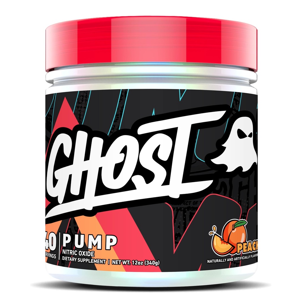 GHOST 硝酸ump粉 桃仁 - 40种服务 - 无糖和无兴奋剂 工作前补充剂 - L-Citrulline, Arginine Nitrate & L-Glutathione - Soy & Gluten - Free, Vegan