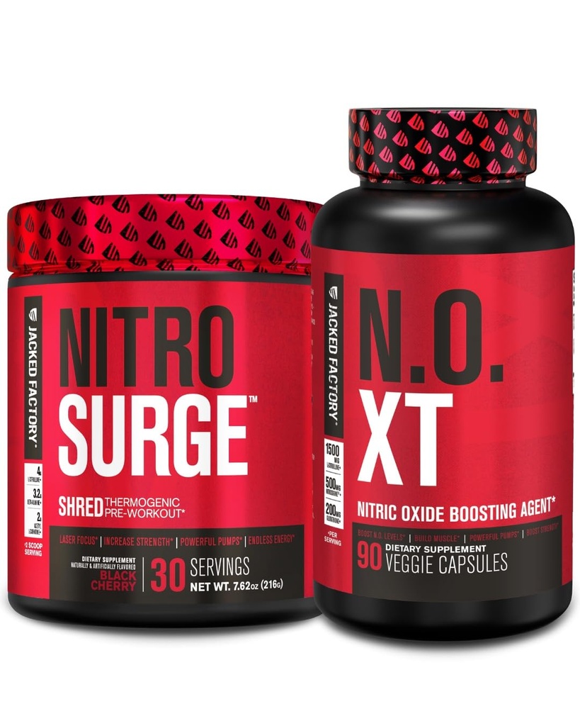 在黑樱桃 & N.O. XT Nitric Oxide Booster 中为男子和女子设计的