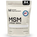 纯 MSM Powder → 有机硫粉,用于皮肤、毛发和直肠 → 细胞脱毒,联合健康,Imune Boost,和增加能量 → 99.9% 纯 MSM 补充 → 在美国制造,0g 糖(64种服务)
