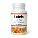 自然因素,Lutein 40毫克,抗氧化剂支持健康眼和皮肤与Zeaxanthin,60软胶