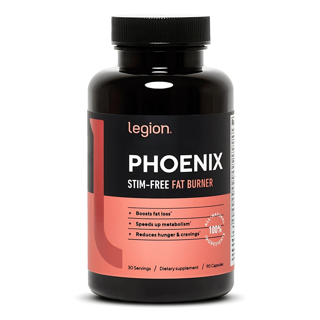 LEGION Phoenix 热能燃烧器和减重药丸 -- -- 30种,90种(不含咖啡因)