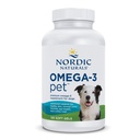 北欧自然组织Omega-3 宠物,不爱 - 120 软宝石 - 330 mg Omega-3 Per Soft Gel - 食用EPA & DHA - 促进心脏,皮肤,大衣,和免疫健康