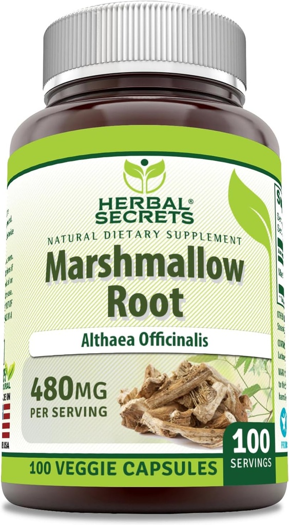 草药秘诀 玛什玛洛 抽取补充 | 480 Mg | 100 Veggie Capsules | Non-GMO | Gluten Free| | | |  USA  USA  USA