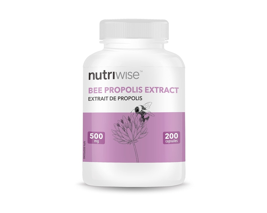 NutriWise 巴西Bee Propolis 提取 免疫支持 500mg