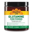 乡村生活Glutamine纯粉剂 - 5000mg L-Glutamine - 肌肉组织,Gut健康,免疫支持 - 无Gluten - 无认证 - 理想的前期/后期工作氨基酸补充剂,55 services, 9.7oz