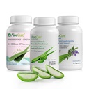 AloeCure 有机Aloe Vera Capsules 包 - 3片 - VeraFlex, Aloe Vera Capsules, Probiotics + 酶