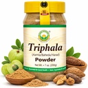 BASIC AYURVEDA Triphala Powder 7.05 Oz(200g) | 100% 天然 Ayurvedic Blend of Amla, Haritaki & Bibhitaki | 支持消化健康,Detox & wellness | 没有Additives | Vegan & Gluten-free