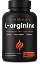 NutraChamps L-Arginine 补充1000mg + L-Citrulline 250mg & Beet Root – Nitric Oxide促进心脏健康,能量和Stamina – 超强氨酸复合物 120 Vegan Capsules