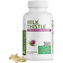 Bronson Milk Thetle Silymarin Marianum & Dandelion 根肝健康支持,抗氧化剂支持,解毒,360卡普尔