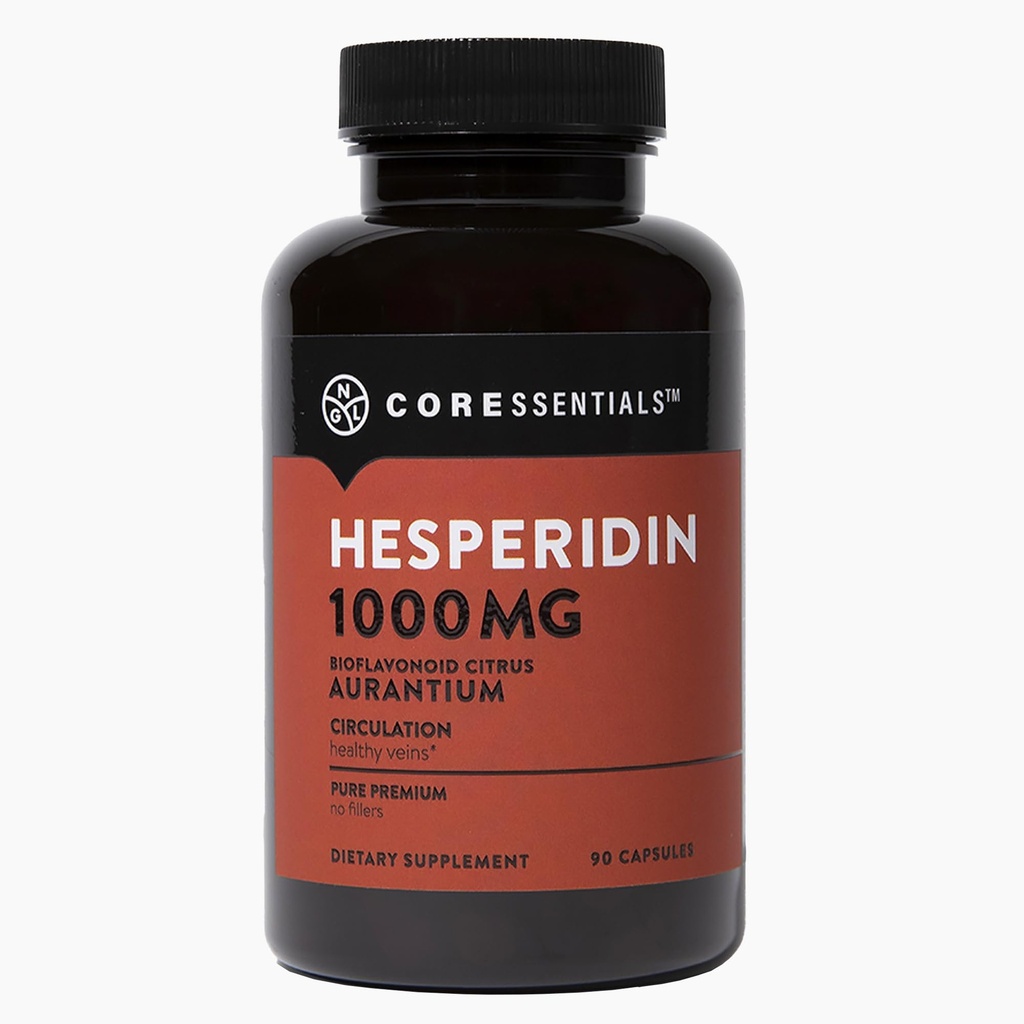 Hesperidin 1 000mg - 100%纯成份 血液流通、腿瓣保健、纯度保障 90 Capsules
