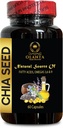 CHIA SEED -- -- CHIA种子油、α脂酸营养补充剂、妇女抗氧化剂补充剂、免疫增强药、CHIA种子白色有机体 -- -- 1瓶60软胶