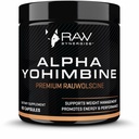 RAW 协同作用 Alpha Yohimbine - 长距离能量的适应性支持补充,提醒心智和元曲面健康支持 - 清洁,自然补充 - 60 Capsules