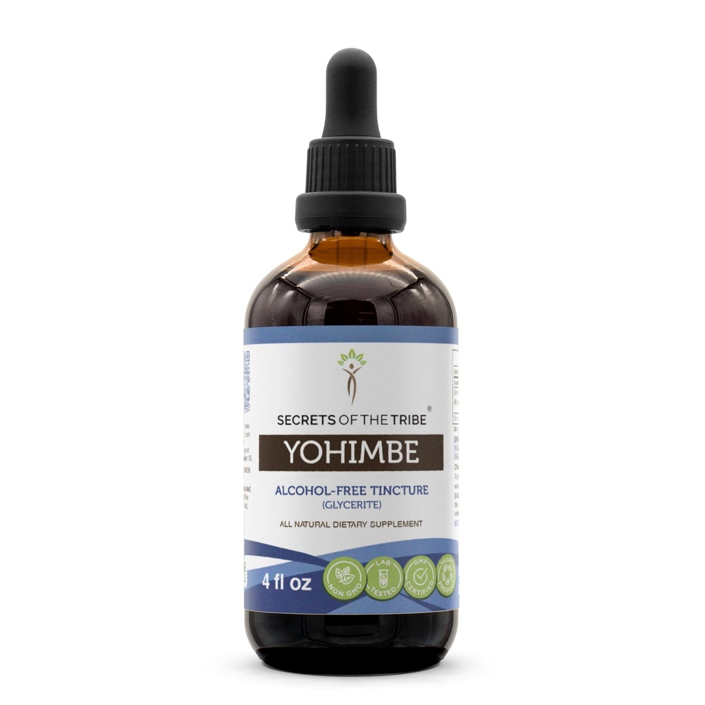 《Yohimbe部落无酒精液体提取法的秘密》,《野外酿造的Pausinystalia Yohimbe Dryed Bark》(4 FL OZ)
