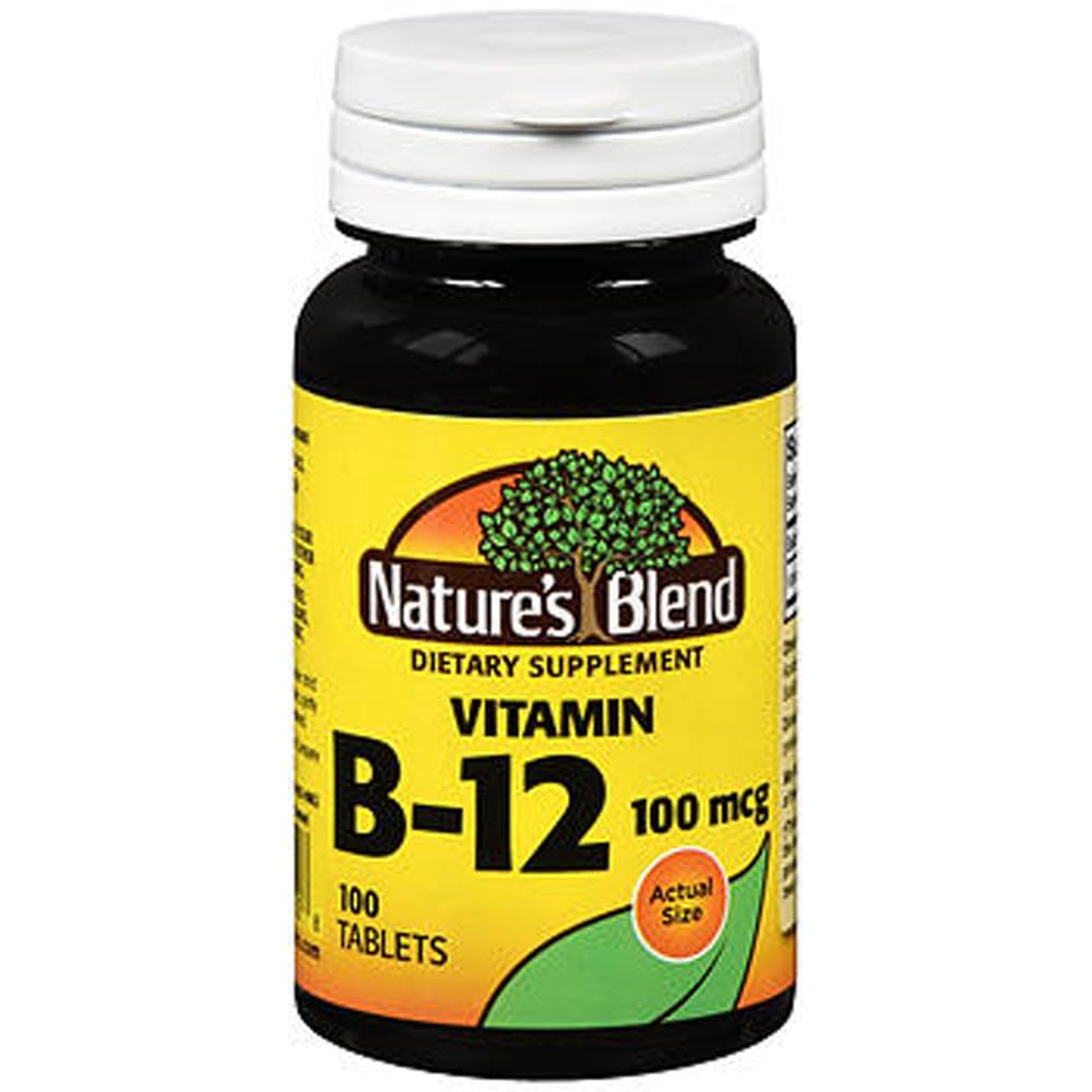 自然综合维生素B12 100 mcg 碑文-100 cm,包2
