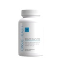 咨询健康 Beaute Caps Pro - 支持头发生长,皮肤和钉子健康 - Collagen,维生素B6,B7,B12,D & 10,500 mcg Biotin - MSM,血橙 - 抗衰老 - 美国制造 - 妇女和男子 60 Capsules