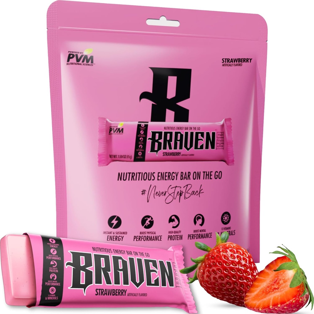 Braven Bar 草莓能源吧(1.59 oz,Pack of 10) – Energy Chews Alternative with 5g 蛋白质 – On-the-Go Snacks for Running, Hiking, and Sports – Gluten Free Snacks - Bars Protein – Gluten Free Snacks - Bars – Bars Protein – Gluten Free Snacks – Gluten Free Snacks – BARS – BARTV – BARENTES – GLAN – – GLUTEN – GLEN – GLUTIN – GLUT – – GLUTEN – 能源厨师(10) – 能源厨师(10) – 能源厨师(10) – 能源厨师(10) — — – 能源厨师(10) — — — — 能源厨师 — — — 