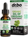 Oregano Oil Organio 有机液体滴 - 供应 Oregano Organo Organio Organio Organio Organio 有机石油 液滴 Tincture 提取,清洁,解毒,免疫支持,消化性古特健康 - 纯 Vegan Non-GMO 草药 Tincture 1 oz