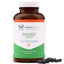 Binder Blend - 毒素Binder补充剂,Detox Capsules for a health Gut - 180 Capsules - 90 services - 960mg 活化炭和480mg 有机氯酸盐 - Bloating Relief - Bentonite Clay