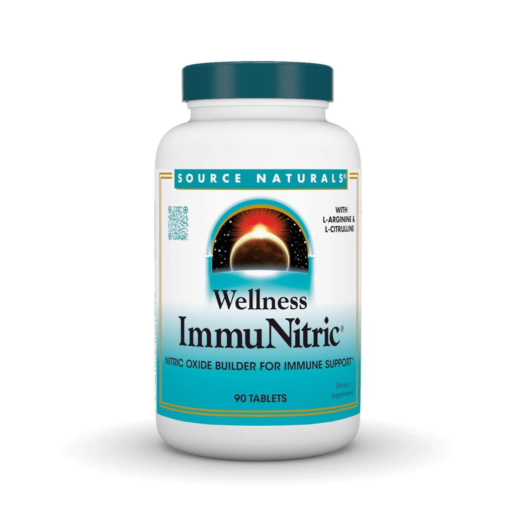 来源:自然健康(Naturals Wellness Immunitric),用于免疫系统支持的硝氧化物构建器* - 90片