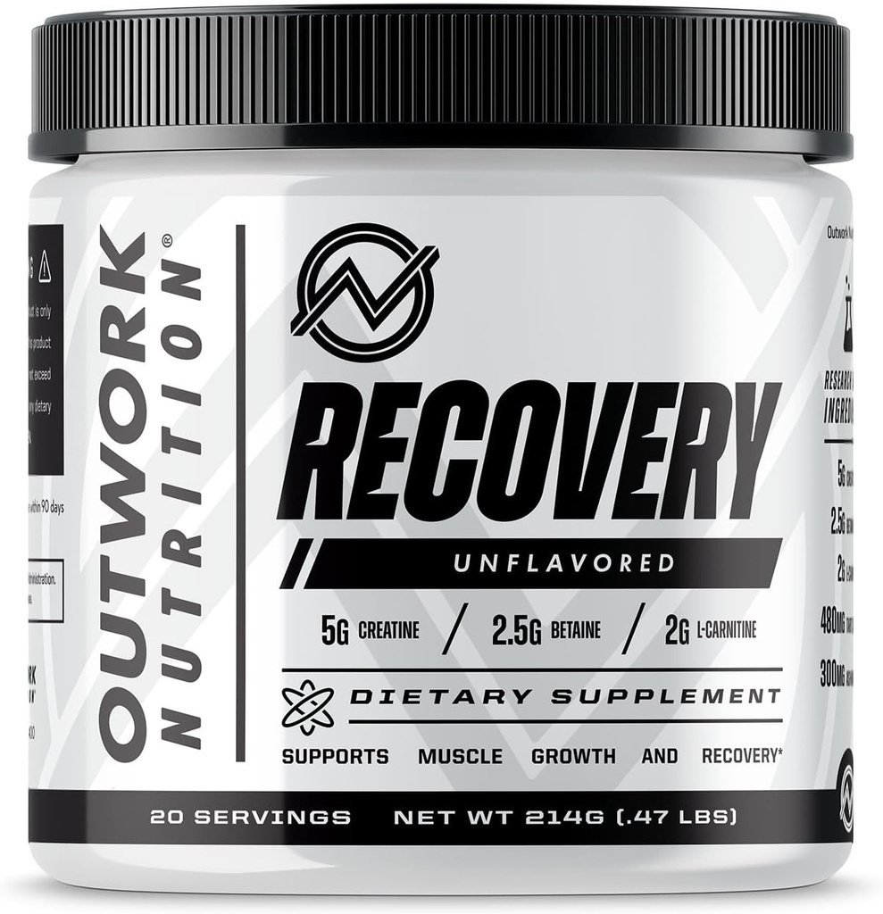 外出工作后营养 恢复粉 - Creatine Monohydrate, KSM- 66 Ashwagandha & Tart Cherry - 加速恢复, 酶酸 - Creatine Powder for Men & Women, Unforward, 240 Gr.