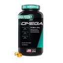 JYM 补充科学 Omega JYM 鱼油 2800mg, 高概率 Omega 3, EPA, DHA, DA 大脑、心脏和联合支持 120 软宝石