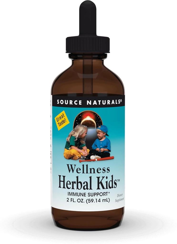 资料来源:Naturals Wellness Herbal Kids,用于免疫系统支助* - 2 Fluid oz