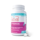 Szio+ Utiva D-Mannose 500mg Capsules – 自然Flush The Bladder 和 Urinary Tracts – UTI 避免 – DMannose 女性补充 – 支持尿道tract感染治疗,120 Capsules