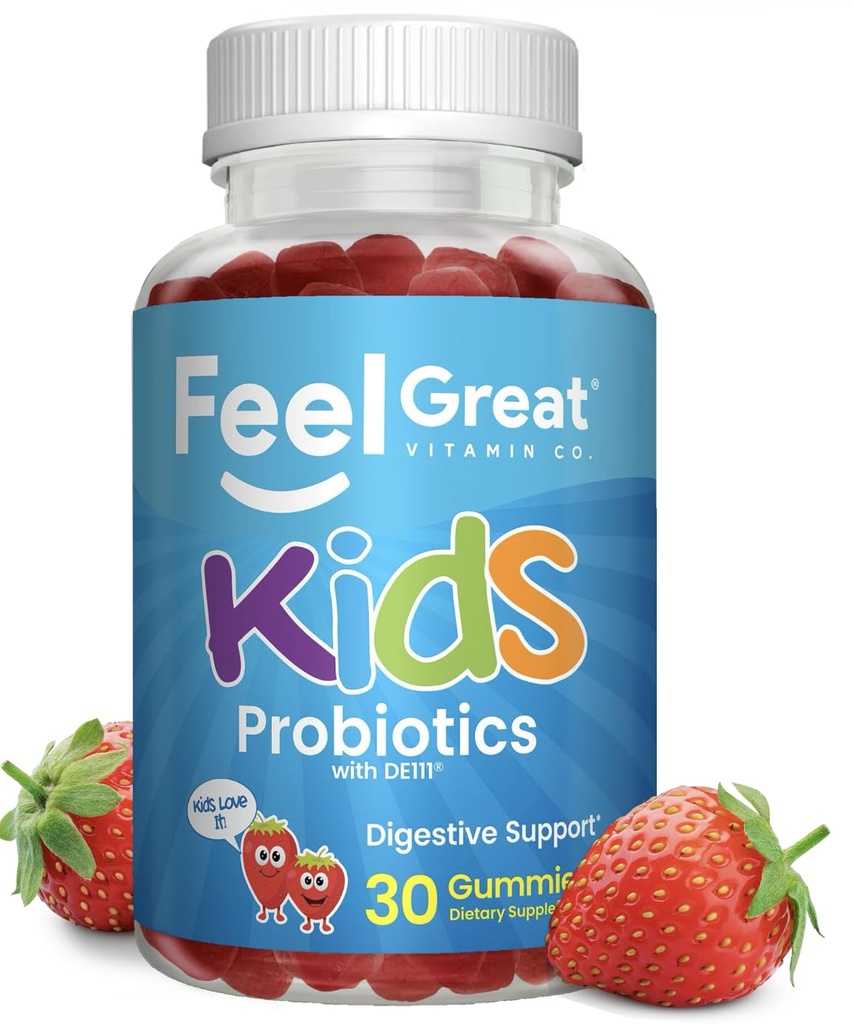 Feel Great USDA Official Kids Probiotics Gummys – Chewable Strawberry Probiotics for Digestive Health & Immune Support – Plant 基于儿童的Probiotic & Prebiotic for Kids → 30 Counter 30 Countries 互联网档案馆的存檔,存档日期2013-03-02.