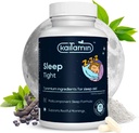 Melatonin自然睡眠援助、Theanine、5-HTP、GABA、Mucuna pruriens、Phellodendron和Magnesium促进睡眠和压力支持,90 Capsules 45天供应 -- -- 1个睡眠援助中的7个