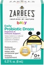 Zarbee's Baby Probiotic Drops, Daily Digestive + 免疫支持,新生婴儿 & Up, 0.27 Fl Oz