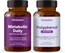 Pendulum Metabolic Daily & Polyphenol Booster Bundle - 改进代谢和心肌健康的专有品Akkermansia Probiotic 补充剂